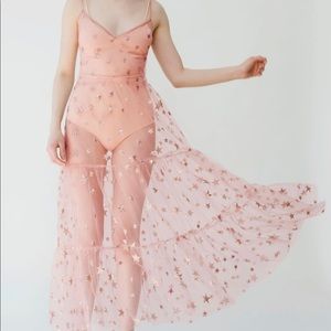 🌟 LIRIKA MATOSHI Stars in Her Eyes dress in Pink NWOT 🌟